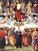 PERUGINO, Pietro The Ascension of Christ af USA oil painting artist